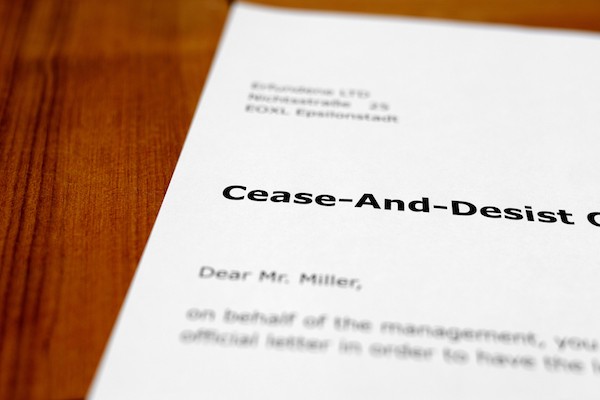 Cease and Desist Letter Template