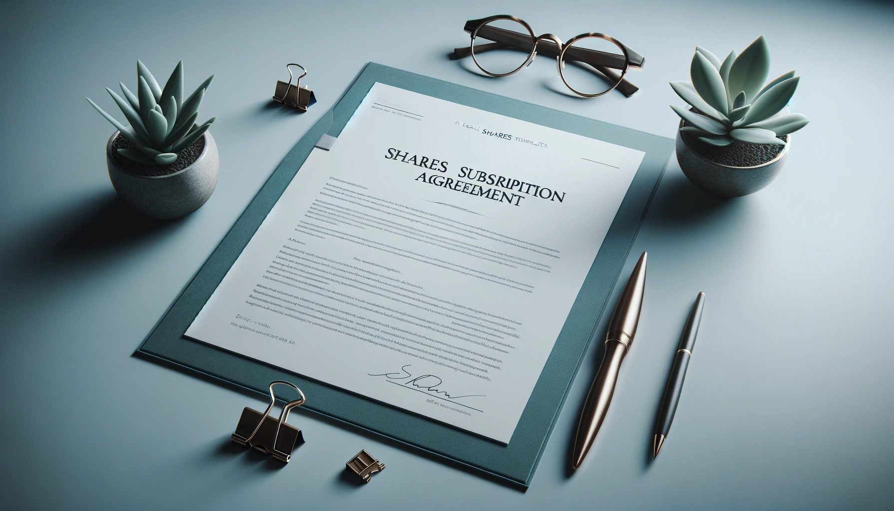 Shares Subscription Agreement Template