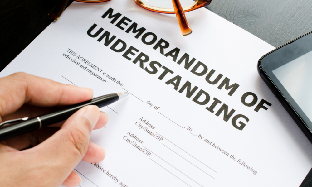Memorandum of Understanding Template