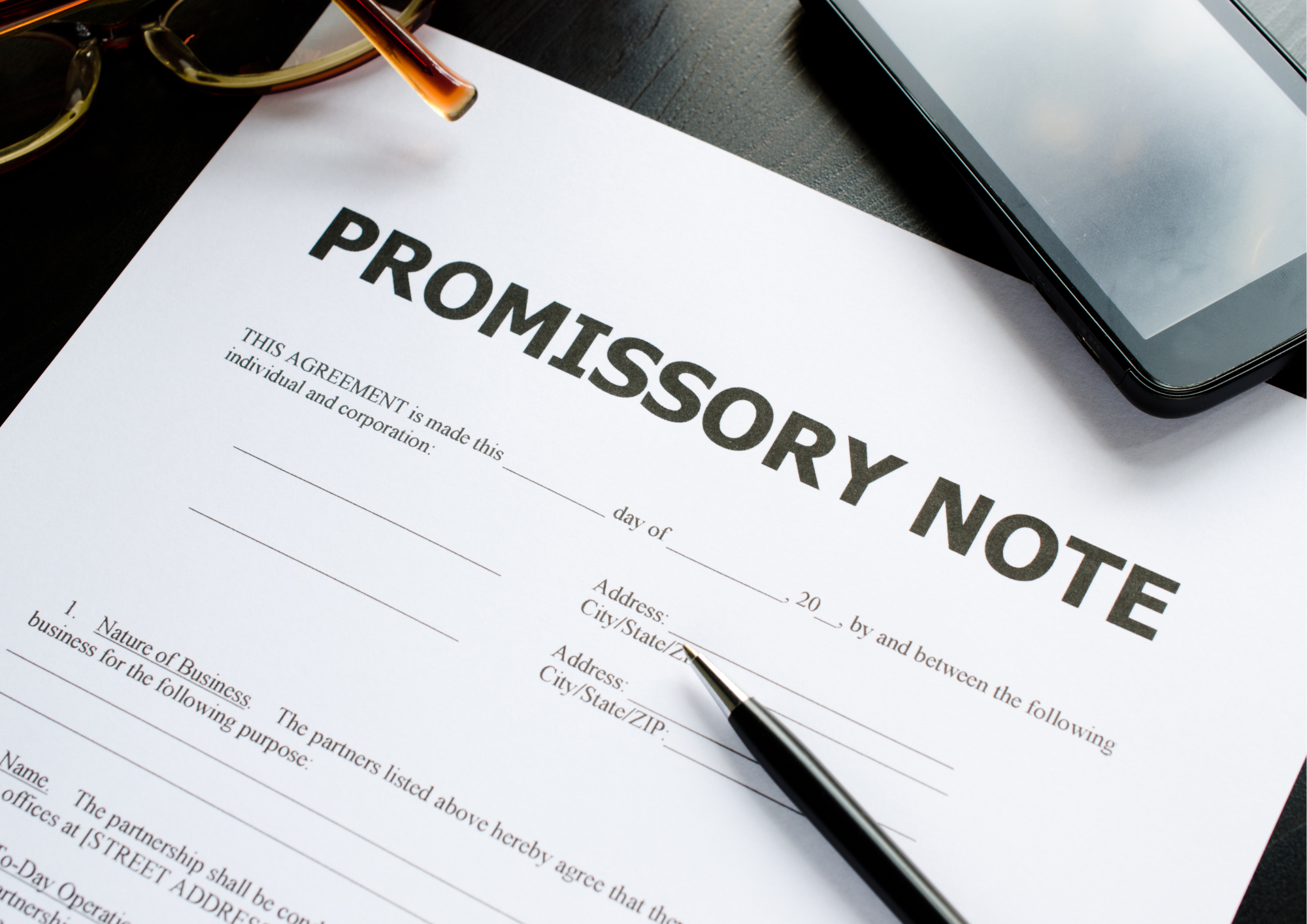 Promissory Note Template