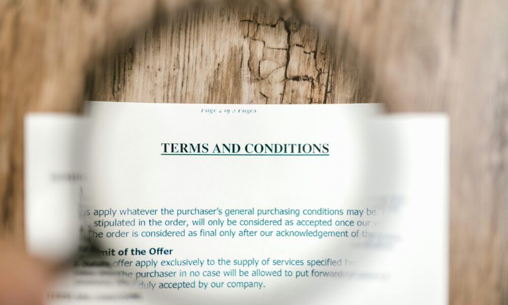 Terms & Conditions Template