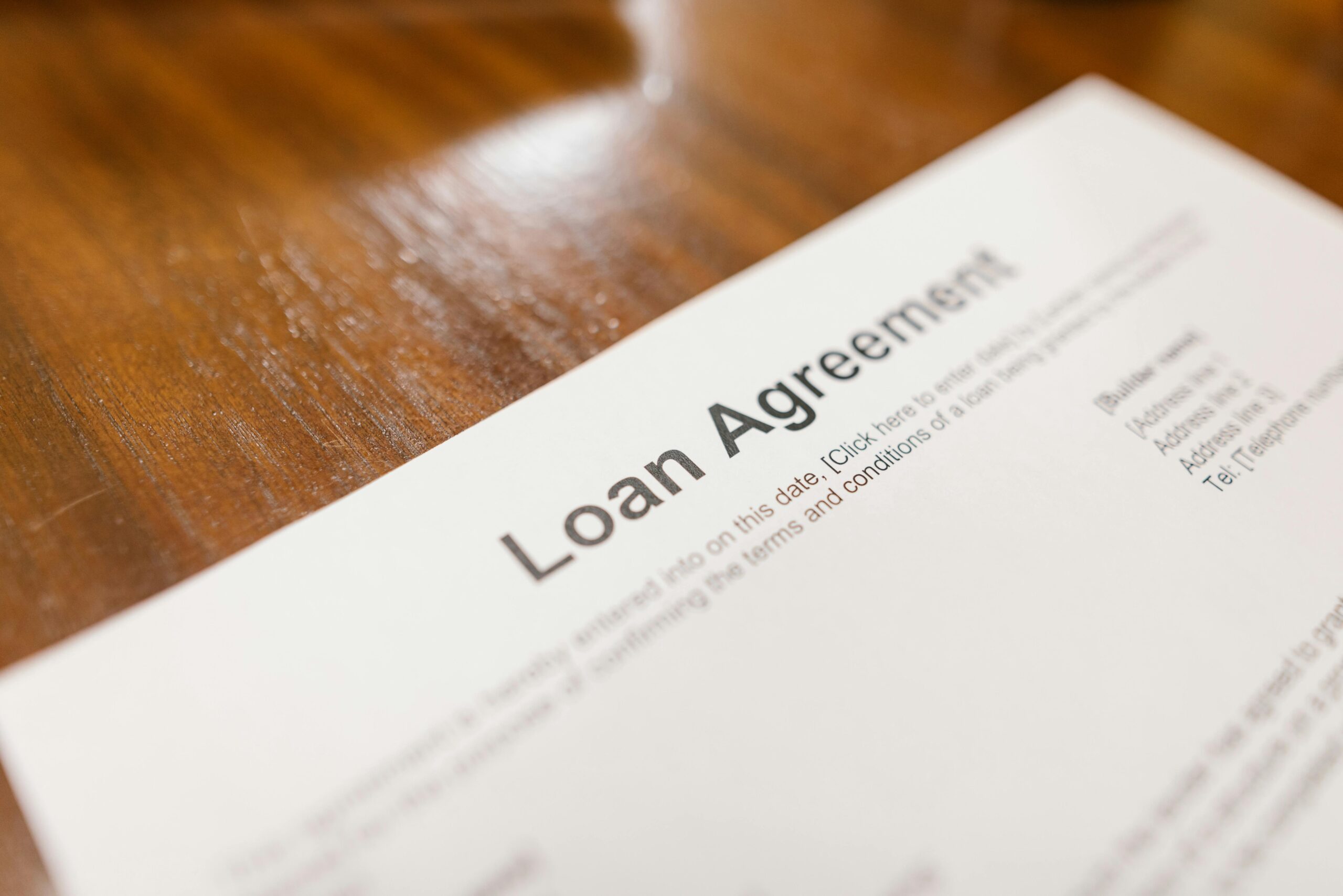 Loan Agreement Template