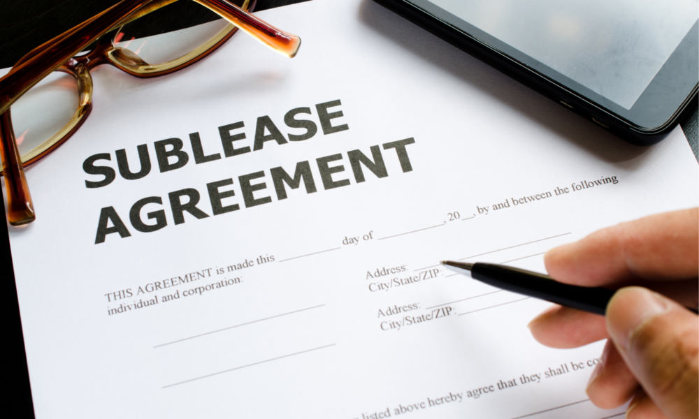 Sublease Agreement Template