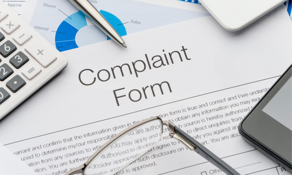 Complaint Form Template