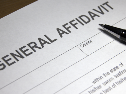 General Affidavit Template