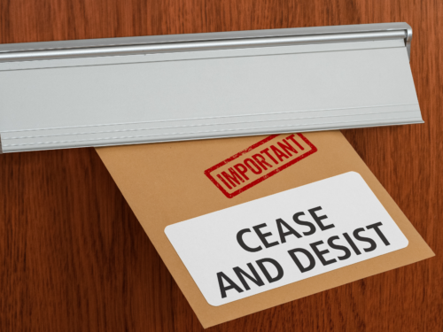 Cease and Desist Notice Template