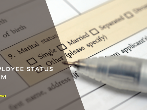 Employee Status Change Form Template